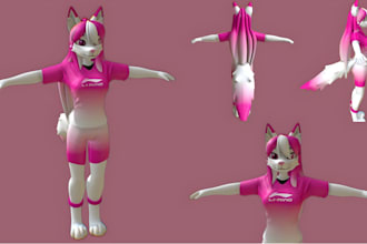 create a custom vrchat avatar vrchat model anime vrchat character