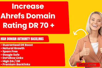 help improve your ahrefs DR with high authority backlinks