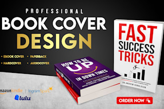 design professional book cover, ebook cover and kdp cover design
