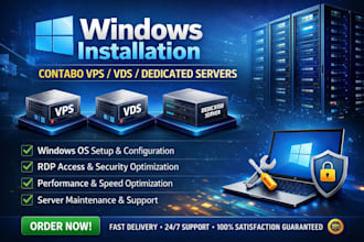install configure and setup contabo vps vds dedicated server