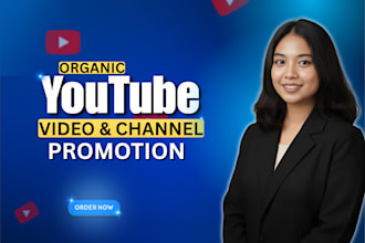 do organic youtube promotion, video marketing for real growth