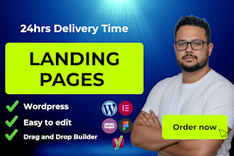 create a high converting landing page within 24hrs