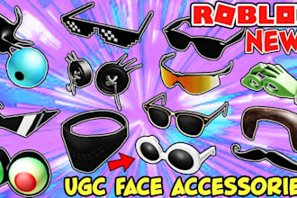 make roblox ugc, hats, backpack, glasses ugc anyone you want