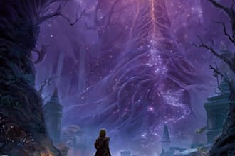 design fantasy book cover illustration