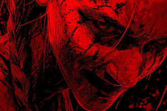 design an bloody horror illustration