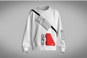 design fashion cloth, textile design, garment, mockup, col3d, cgi with animation