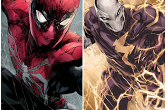 draw you a dc or marvel style comic book superhero or villain character
