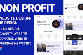 design non profit website for non profit charity
