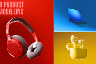 create realistic 3d product rendering for ecommerce