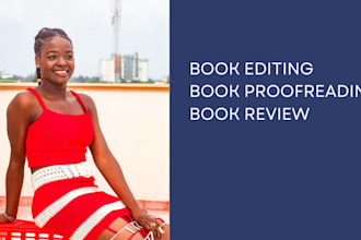 provide book editing and proofreading