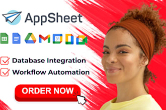 build appsheet app inventory CRM schedulling and automation