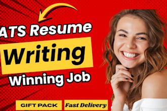 write and design ats friendly resumes, cv, linkedin cover letter for your job