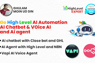your certified high level expert for ai chatbots, ai agents, vapi call agent
