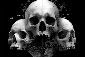 draw anything dark art, horror, for merch and cover art