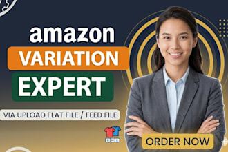 fix amazon catalog issues and create parent child variations