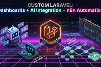 build laravel applications, ai chatbots,  n8n automation workflows