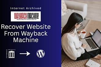 recover and restore website from wayback into wordpress