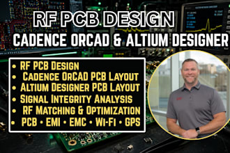 design rf pcb on cadence orchad or altium designer