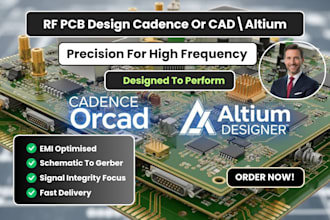 design rf pcb on cadence orchad or altium designer