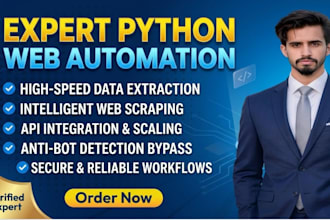 build python automation bots, ai agents and custom scripts