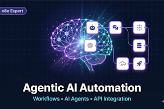 build n8n agentic ai automation workflow and ai agent