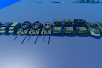 model quality ships, cars, aircraft, jets, bike, trains, 3d models 4 roblox game