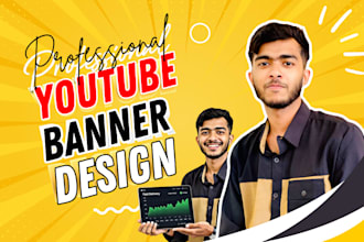 perfectly design your youtube banner and profile