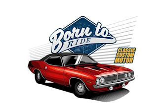 design custom car vector logo for dealerships and auto services