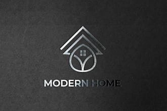 a creative minimalist business logo design with creative thinking