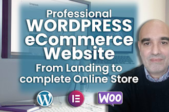 create a wordpress ecommerce website and business website