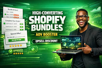 create shopify upsell and bundle system to boost sales and increase revenue