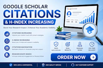 write article and increase google scholar citation