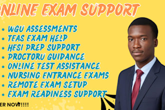 help with sophia, wgu, hesi class, studycom,umpi,snhu and straighterline courses