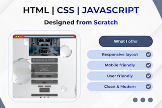 build a custom responsive website for your business or portfolio