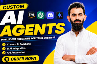 develop ai agents for customer support sales and business automation