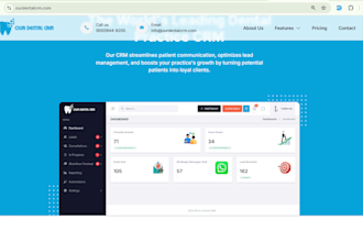 build a custom dental business CRM with laravel and mysql