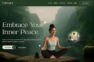 build wix spiritual website meditation coach website holistic healing website