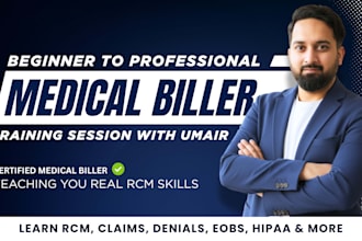 provide medical billing training and complete rcm learning