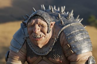 create 3d monster model 3d demon 3d allien 3d creature for 3d printing and game
