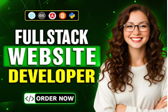 do full stack website in php laravel python html react javascript website