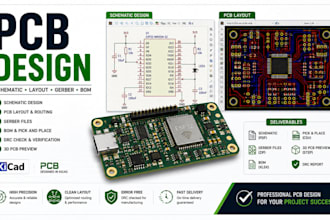 pcb design esp32 iot arduino pcb schematic layout for embedded system in kicad
