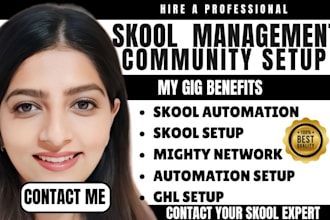 setup skool community ghl mighty network skool automation skool management setup