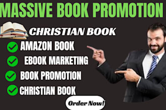 christian book promotion ebook marketing kindle ebook to increase sales