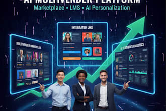develop advanced multivendor ecommerce marketplace with lms and ai features