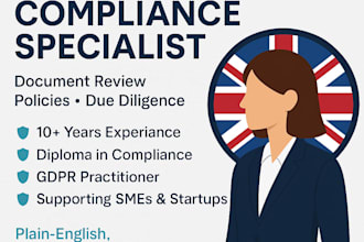 review your UK compliance policy or business document