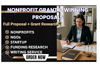 research grants and write a complete nonprofit grant proposal