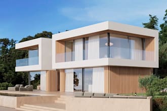 renovate villa exterior, real estate property, home decor,dinning area,landscape