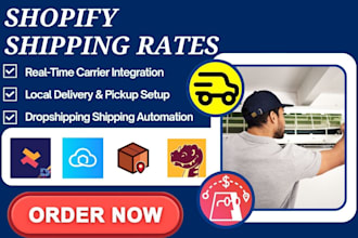 setup boxify parcelify dr cart shipx easyship zapiet sc shopify shipping rate