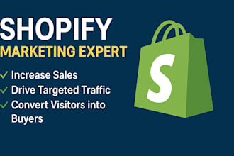 do shopify marketing to increase sales traffic and conversions