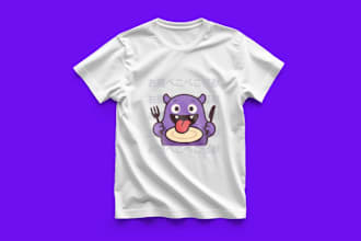 design a cute kids logo for your tshirts brand